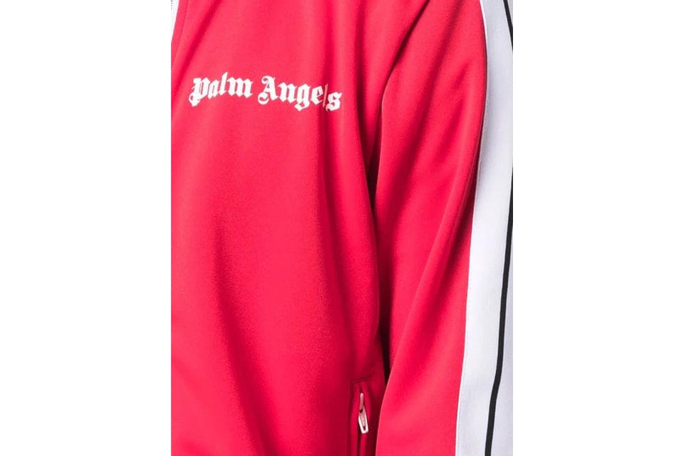 PALM ANGELS CLOTHING PALM ANGELS TRACK JACKET RED