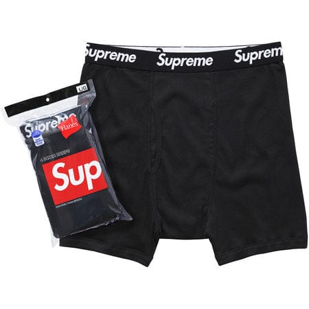 SUPREME CLOTHING SUPREME BOXER BRIEF BLACK