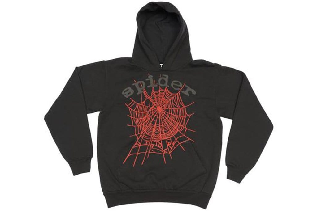 SP5DER CLOTHING SP5DER LOGO HOODIE BLACK