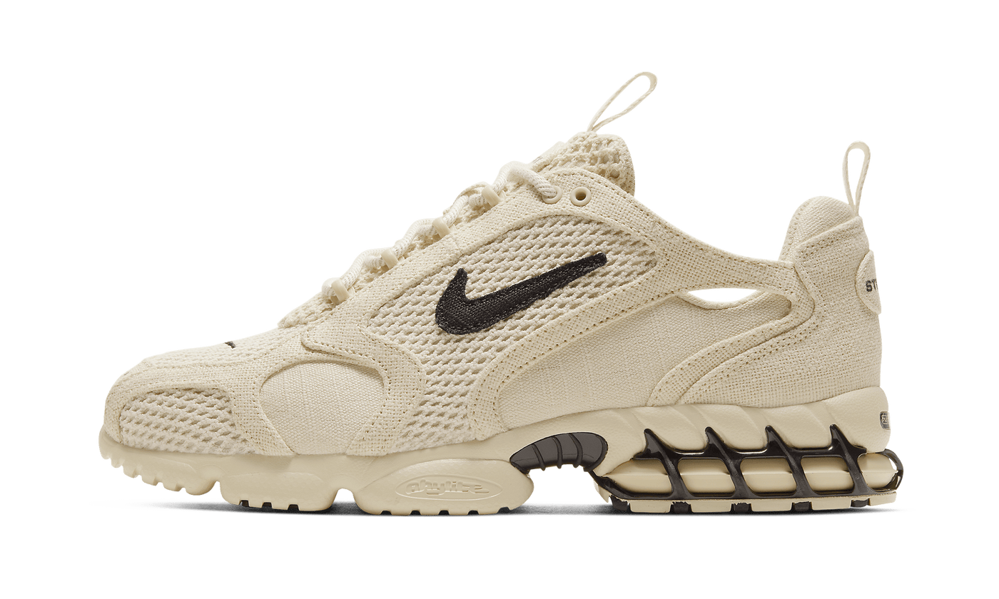 NIKE SHOES AIR ZOOM SPIRIDON CAGED STUSSY FOSSIL