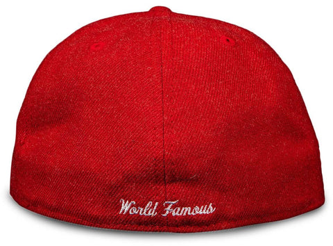 SUPREME ACCESSORIES SUPREME WORLD FAMOUS BOX LOGO NEW ERA HAT RED