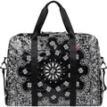 SUPREME ACCESSORIES SUPREME BANDANA TARP DUFFLE BAG BLACK SS21B19