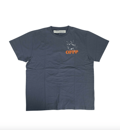 OFF WHITE CLOTHING OFF WHITE BEIGE BLUE T-SHIRT