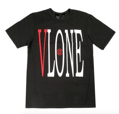 VLONE CLOTHING VLONE X CLOT STAPLE TEE BLACK / RED