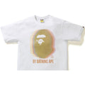BAPE CLOTHING BAPE REFLECTOR NOISE TEE YELLOW/WHITE