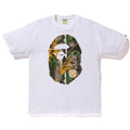 bape CLOTHING BAPE FOREST CAMO TEE WHITE