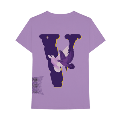VLONE CLOTHING NAV X VLONE DOVE TEE PURPLE