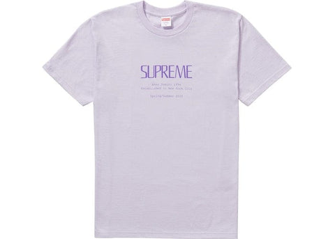 SUPREME CLOTHING SUPREME ANNO DOMINI LIGHT PURPLE
