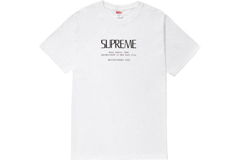 SUPREME CLOTHING SUPREME ANNO DOMINI TEE WHITE
