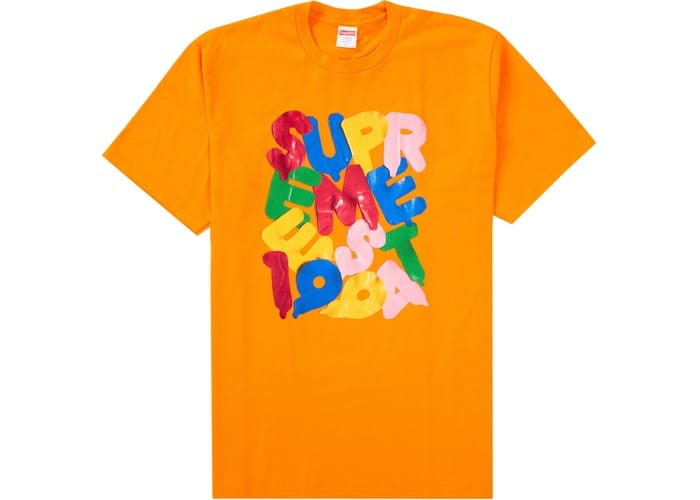 SUPREME CLOTHING SUPREME BALLOONS TEE ORANGE FW20