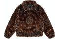 SUPREME CLOTHING SUPREME BANDANA FAUX FUR BOMBER JACKET BROWN th1Djd7D8