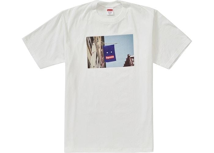 Supreme Clothing SUPREME BANNER TEE WHITE
