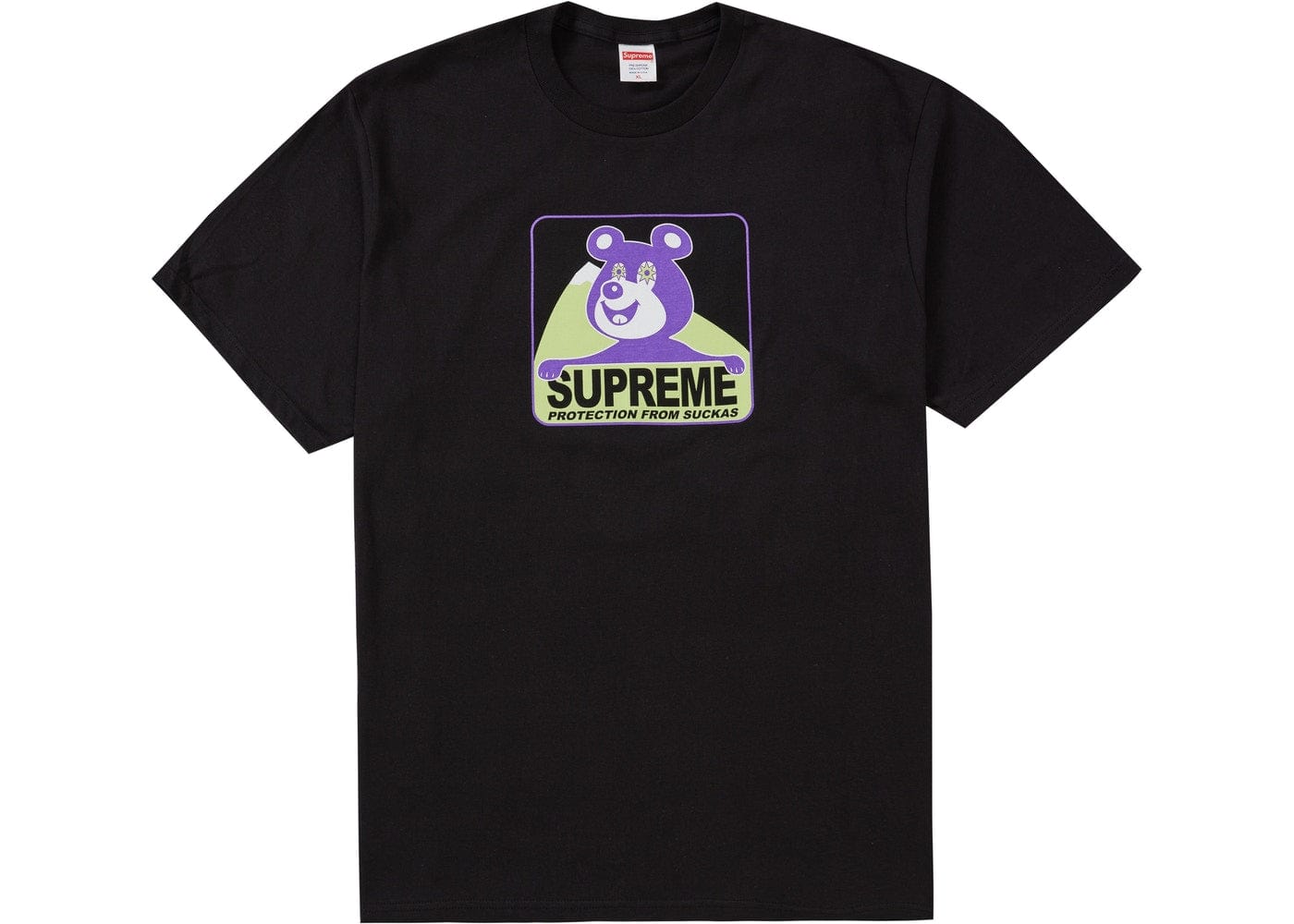 SUPREME CLOTHING SUPREME BEAR TEE BLACK