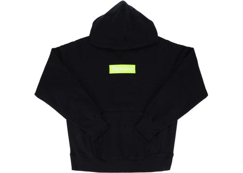 Supreme Clothing BOX LOGO HOODED SWEATSHIRT BLACK/GREEN BOGOBNDG
