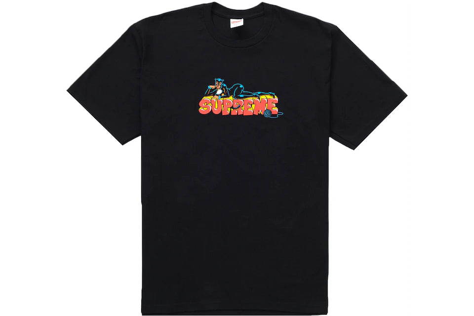 SUPREME CATWOMAN TEE BLACK