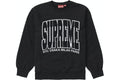 SUPREME CLOTHING SUPREME CITIES ARC CREWNECK BLACK