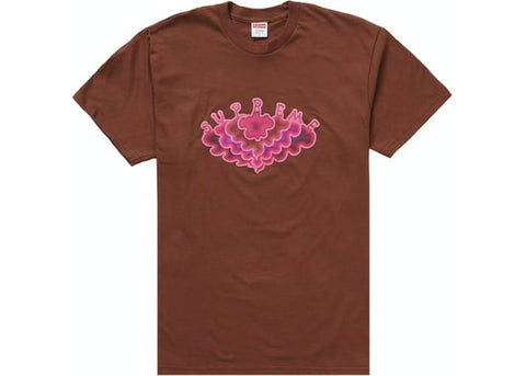 SUPREME CLOTHING SUPREME CLOUD TEE BROWN