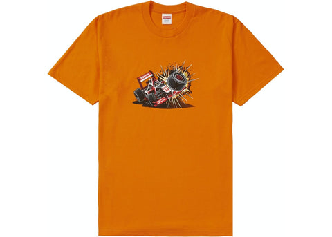 SUPREME CLOTHING SUPREME CRASH TEE ORANGE dIQbCme5J