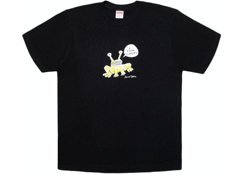 SUPREME CLOTHING SUPREME DANIEL JOHNSTON FROG TEE BLACK