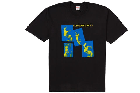 SUPREME CLOTHING SUPREME DICKS TEE BLACK SUPREMETEEBLACKD198485