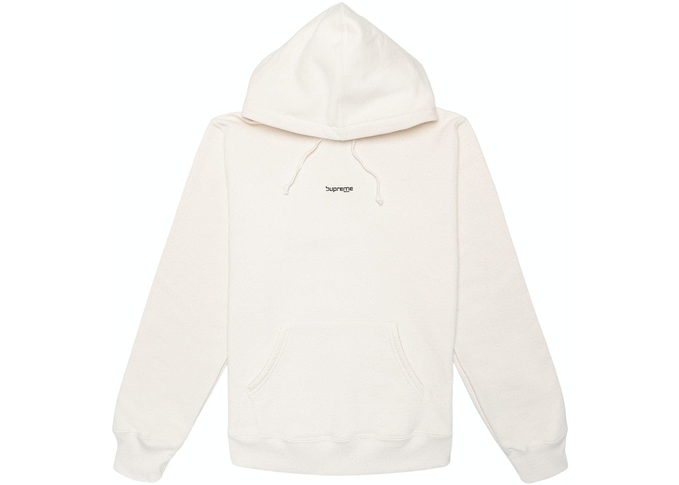 SUPREME CLOTHING SUPREME DIGITAL LOGO HOODIE NATURAL