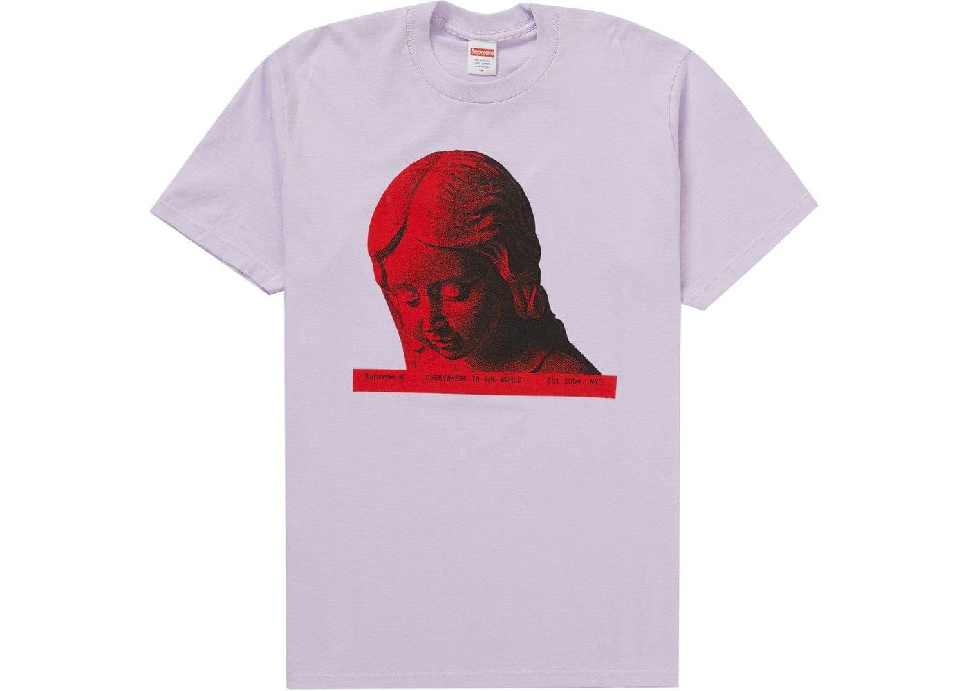 SUPREME CLOTHING SUPREME EVERYWHERE TEE PURPLE