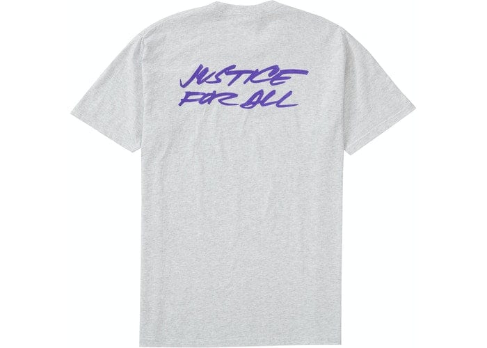 SUPREME CLOTHING SUPREME FUTURA LOGO TEE GREY/PURPLE M0-tDp_P_