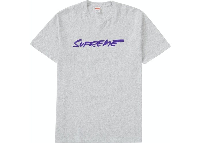 SUPREME CLOTHING SUPREME FUTURA LOGO TEE GREY/PURPLE M0-tDp_P_