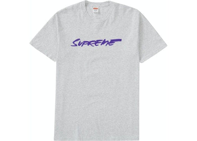 SUPREME CLOTHING SUPREME FUTURA LOGO TEE GREY/PURPLE M0-tDp_P_