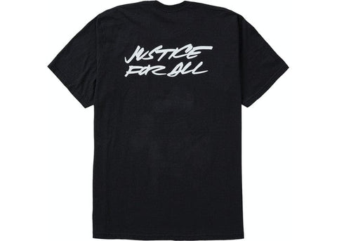 SUPREME CLOTHING SUPREME FUTURA LOGO TEE BLACK