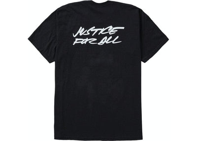 SUPREME CLOTHING SUPREME FUTURA LOGO TEE NOIR