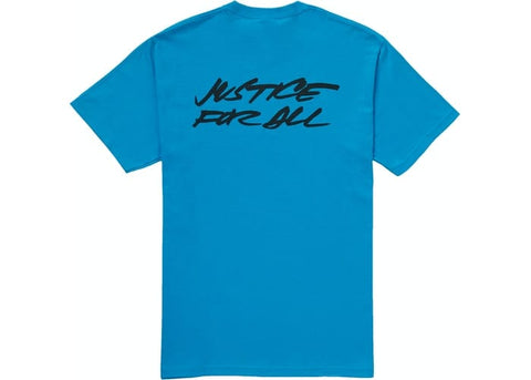 Supreme CLOTHING SUPREME FUTURA LOGO TEE BLUE