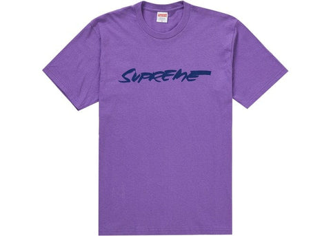 SUPREME CLOTHING SUPREME FUTURA LOGO TEE PURPLE