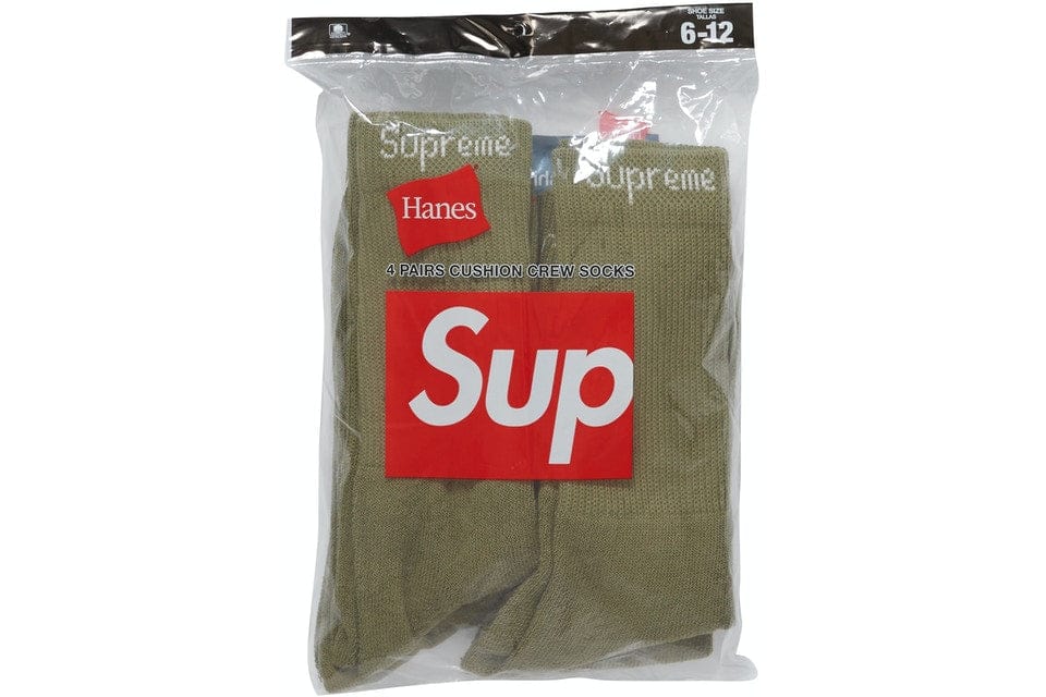 SUPREME CLOTHING SUPREME SOCKS OLIVE