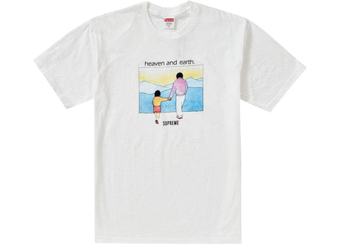 Supreme Clothing SUPREME HEAVEN AND EARTH TEE WHITE