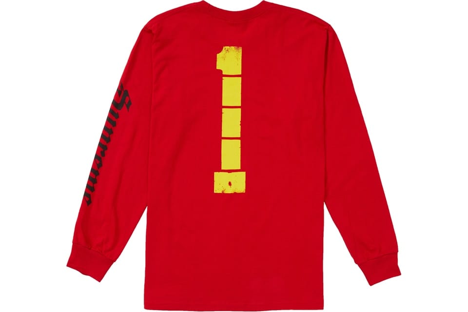 SUPREME CLOTHING SUPREME ICHI THE KLLER LONG SLEEVE RED 7-pt7Ylpe