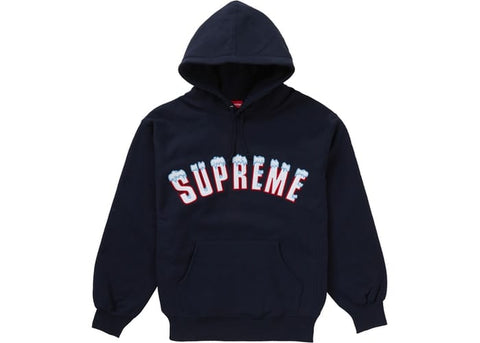 SUPREME CLOTHING SUPREME ICY ARC HOODIE NAVY