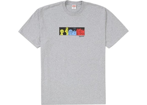 Supreme Clothing SUPREME LIFE TEE HEATHER GREY