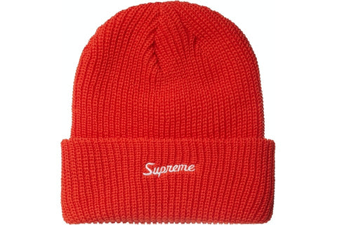 SUPREME ACCESSORIES SUPREME LOOSE GAUGE BEANIE RED