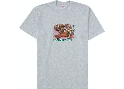 SUPREME CLOTHING SUPREME LOVERS TEE GREY SUP-LOTAG