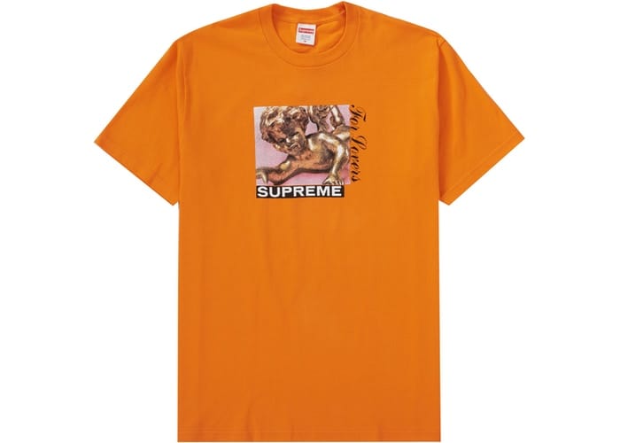 SUPREME CLOTHING SUPREME LOVERS TEE ORANGE FW20 S0ATWmFtH