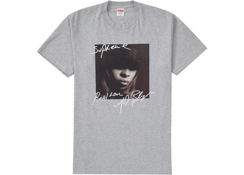 Supreme Clothing SUPREME MARY J. BLIGE TEE GREY
