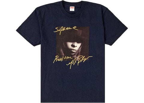 SUPREME CLOTHING SUPREME MARY J BLIGE TEE NAVY SUP-MAJBTNV