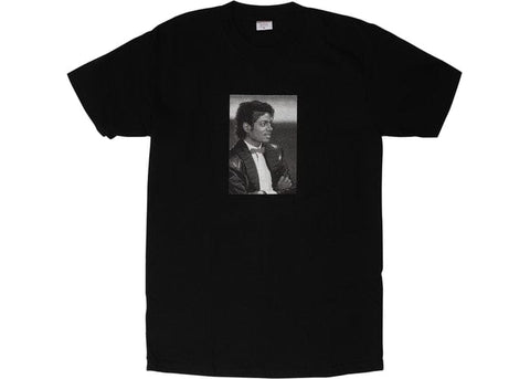 Supreme Clothing SUPREME MICHAEL JACKSON TEE BLACK MJFW19B