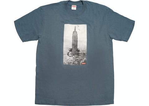 SUPREME CLOTHING SUPREME MIKE KELLEY EMPIRE STATE TEE SLATE fZWXh-Dk9