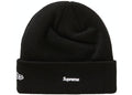 SUPREME ACCESSORIES SUPREME NEW ERA S LOGO BEANIE BLACK