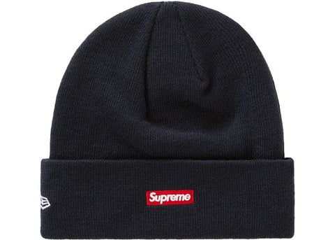 SUPREME ACCESSORIES SUPREME NEW ERA S LOGO BEANIE FW20 NAVY