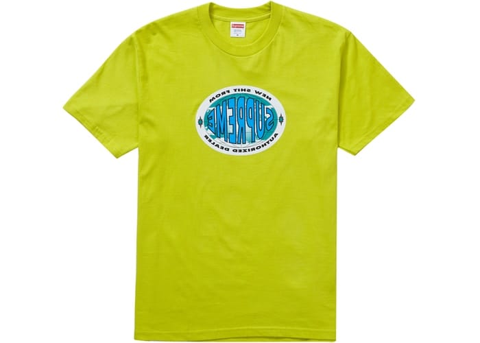 Supreme Clothing SUPREME NEW SHIT TEE SULFUR NSFW19S