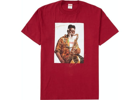 SUPREME CLOTHING SUPREME PHAROAH SANDERS TEE CARDINAL