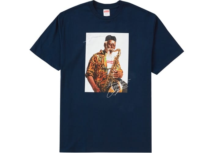 SUPREME CLOTHING SUPREME PHAROAH SANDERS TEE NAVY